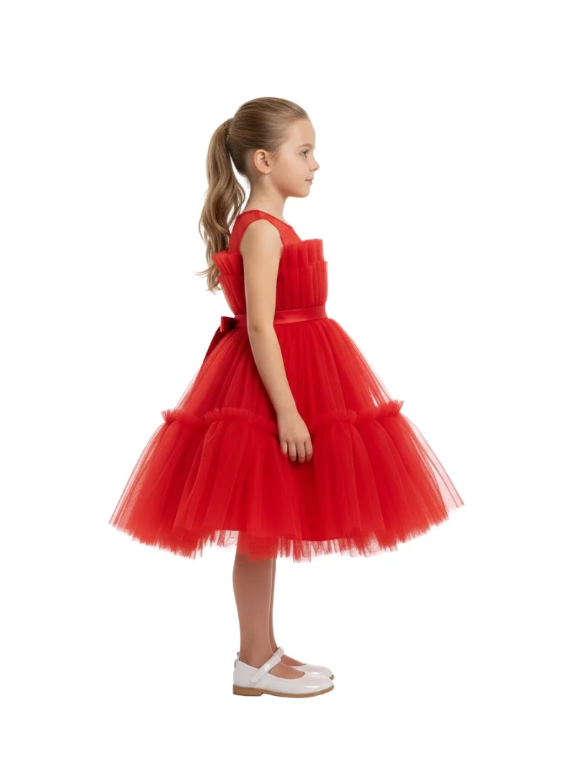 D'Daniela Layered Tulle Party Dress